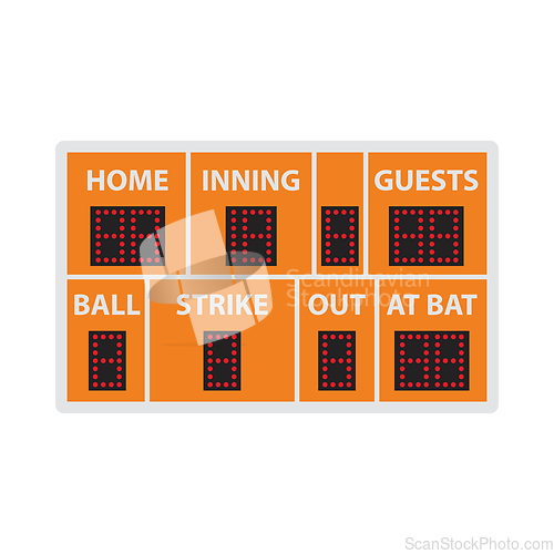 Image of Baseball Scoreboard Icon
