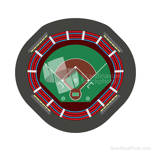 Image of Baseball Stadium Icon