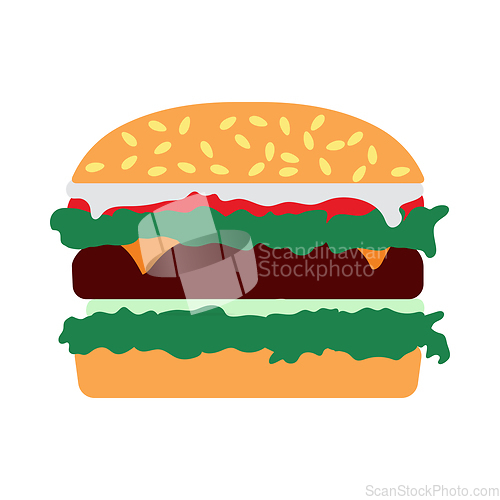 Image of Icon Of Hamburger