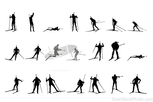 Image of Biathlon Silhouette Set