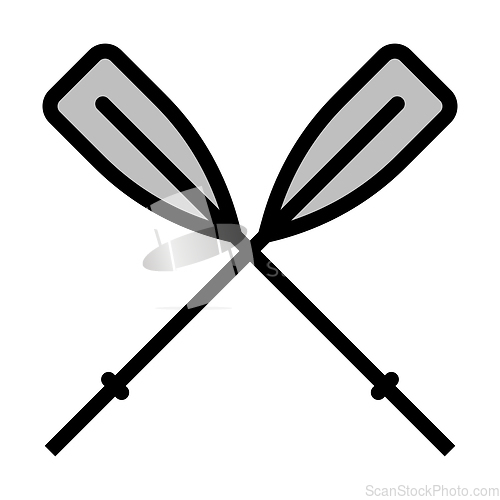 Image of Icon Of Boat Oars