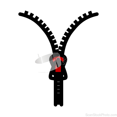 Image of Sewing Zip Line Icon
