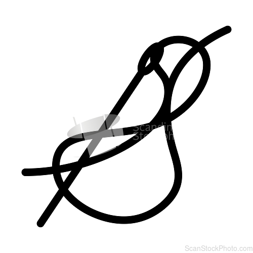 Image of Sewing Needle With Thread Icon