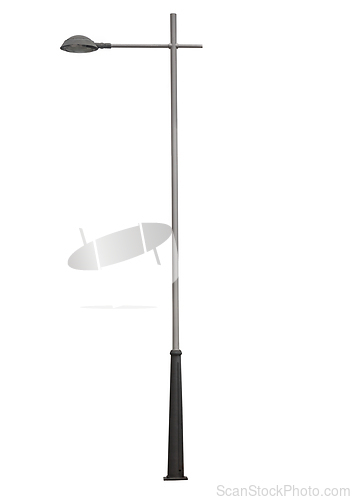 Image of Street lamppost, isolated over white