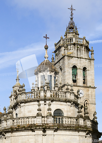Image of Towers of Saint Mary's Cathedral in Lugo