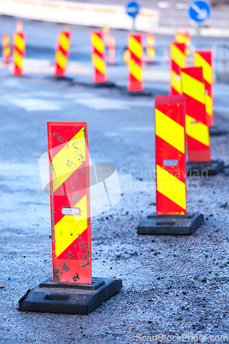 Image of Safety signs on a street