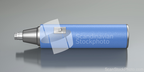 Image of Blue ear and nose hair trimmer