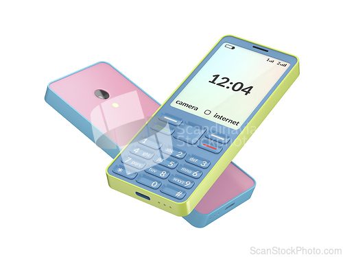 Image of Colorful mobile phones