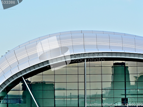 Image of Glass building roof