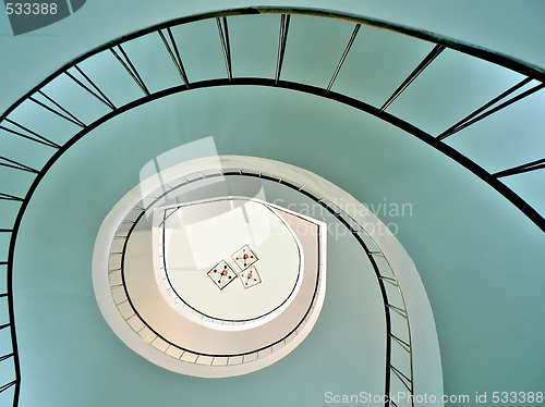 Image of Spiral stairway �
