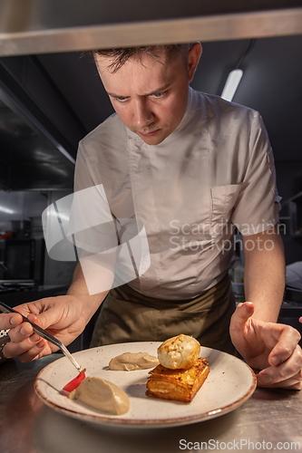 Image of Chef arranging ingredients