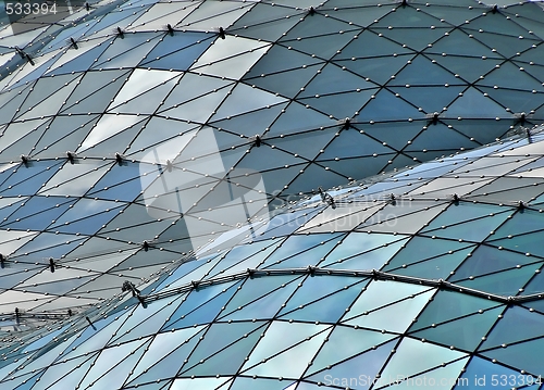 Image of Glass building roof