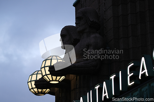 Image of Statues of the Helsinki Railway Station