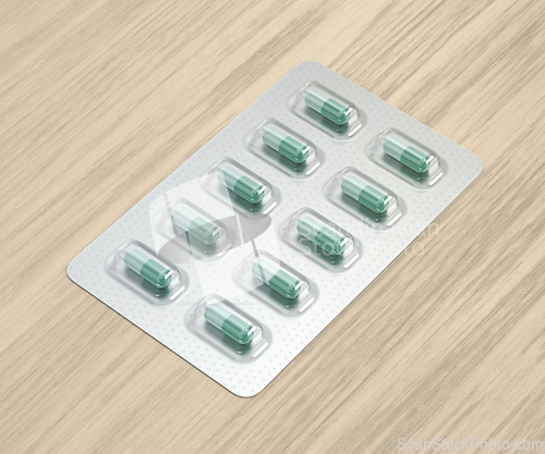 Image of Capsules in blister pack