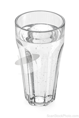 Image of Glass with carbonated water
