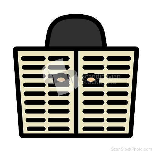 Image of Newspaper Hole Icon