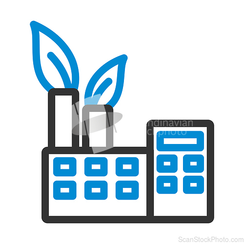Image of Ecological Industrial Plant Icon