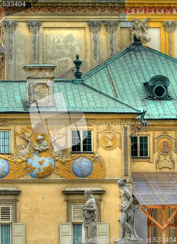 Image of Wilanow palace in Warsaw
