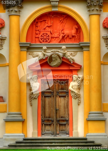 Image of Wilanow palace in Warsaw