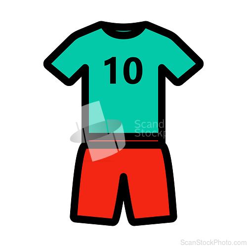 Image of Icon Of Football Uniform