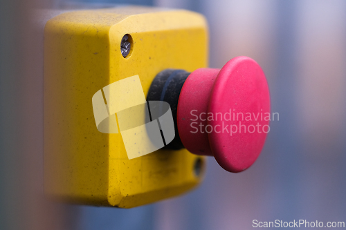 Image of Emergency stop button
