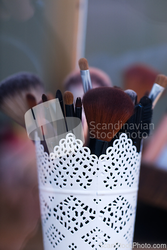 Image of Makeup brushes
