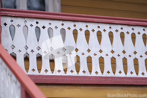 Image of Wooden railing