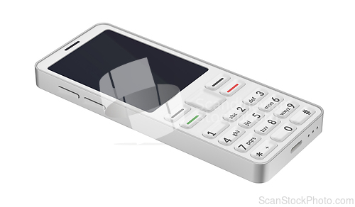 Image of White mobile phone