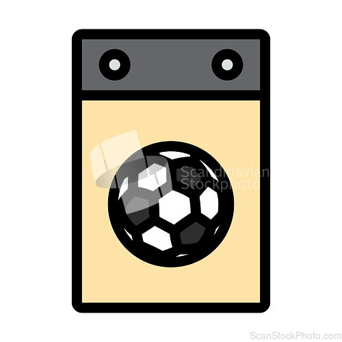 Image of Icon Of Football Calendar