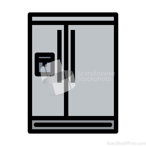 Image of Wide Refrigerator Icon