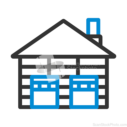 Image of Warehouse Logistic Concept Icon