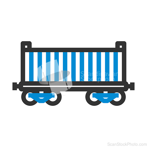 Image of Railway Cargo Container Icon