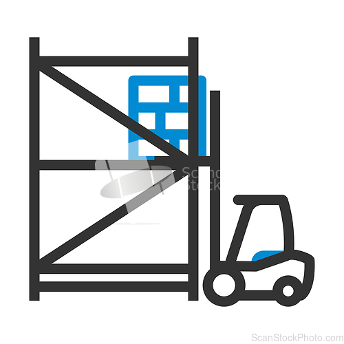Image of Warehouse Forklift Icon
