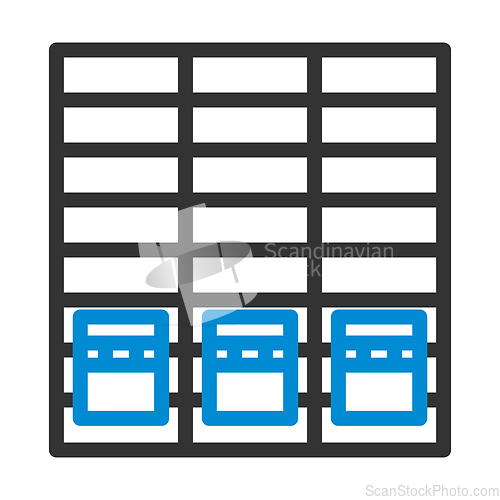 Image of Warehouse Logistic Concept Icon