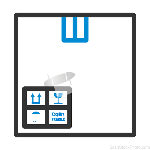 Image of Cardboard Package Box Icon