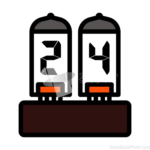 Image of Electric Numeral Lamp Icon