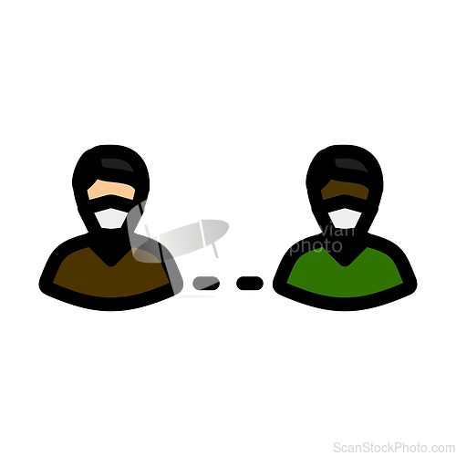 Image of Social Distance Icon