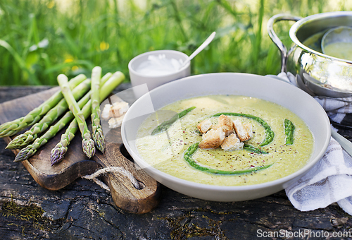 Image of Asparagus soup