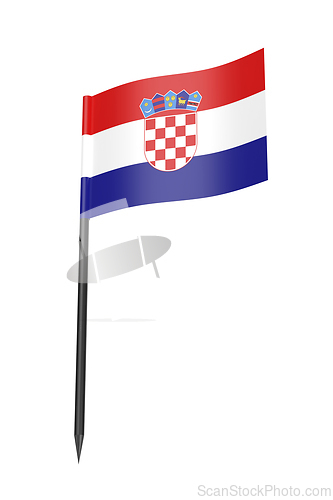 Image of Croatian flag toothpick