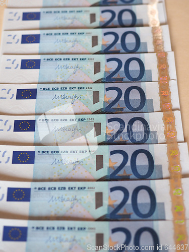 Image of Euro (EUR) notes, European Union (EU)
