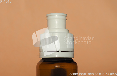 Image of lactic ferments milk enzymes with copy space