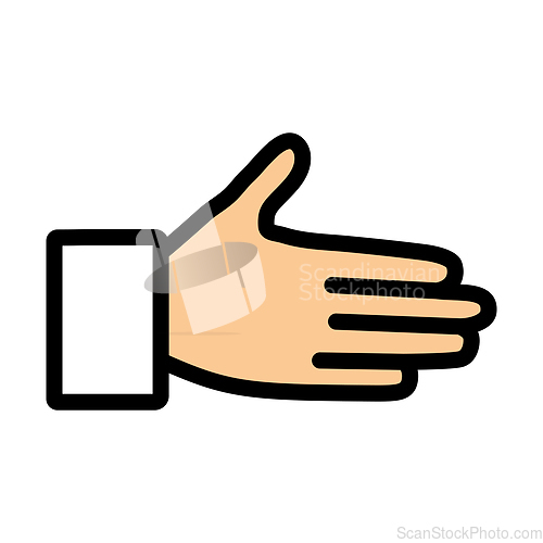 Image of Open Hend Icon