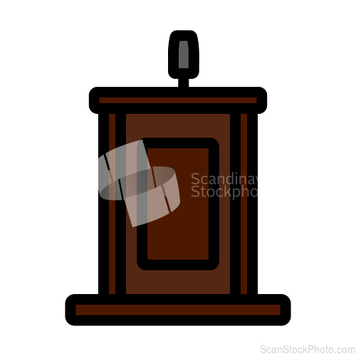 Image of Witness Stand Icon