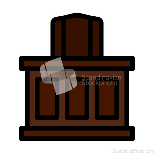Image of Judge Table Icon