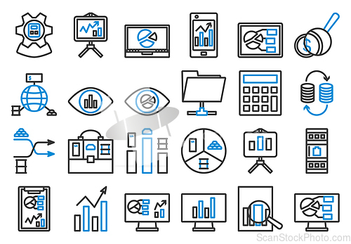 Image of Analytics Icon Set
