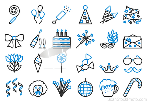 Image of Celebration Icon Set