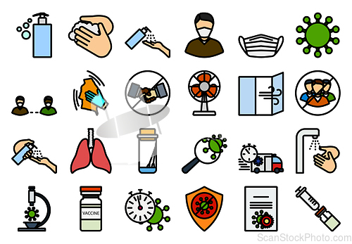 Image of Covid Icon Set