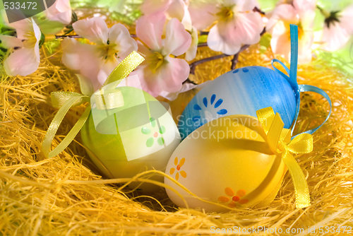 Image of easter eggs