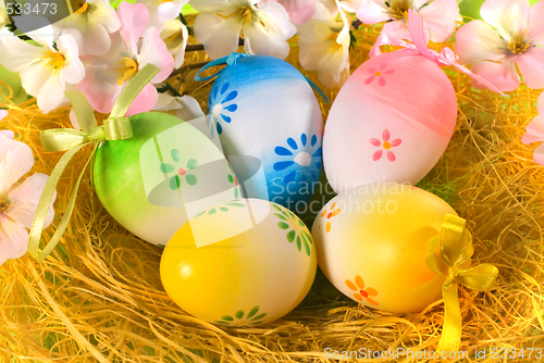 Image of easter eggs