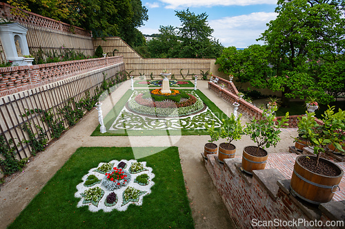 Image of Historical Lysice Castle, iconic landmark in Lysice town, South Moravia, Czech Republic.